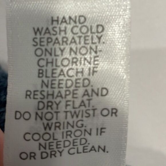 J. Jill Pure Poncho Sweater Women Mock Turtleneck Split Side Boucle M/L Teal - Picture 8 of 8